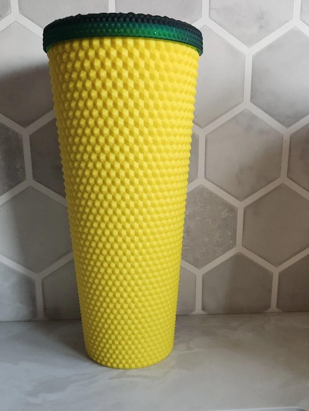 Starbucks bright yellow
